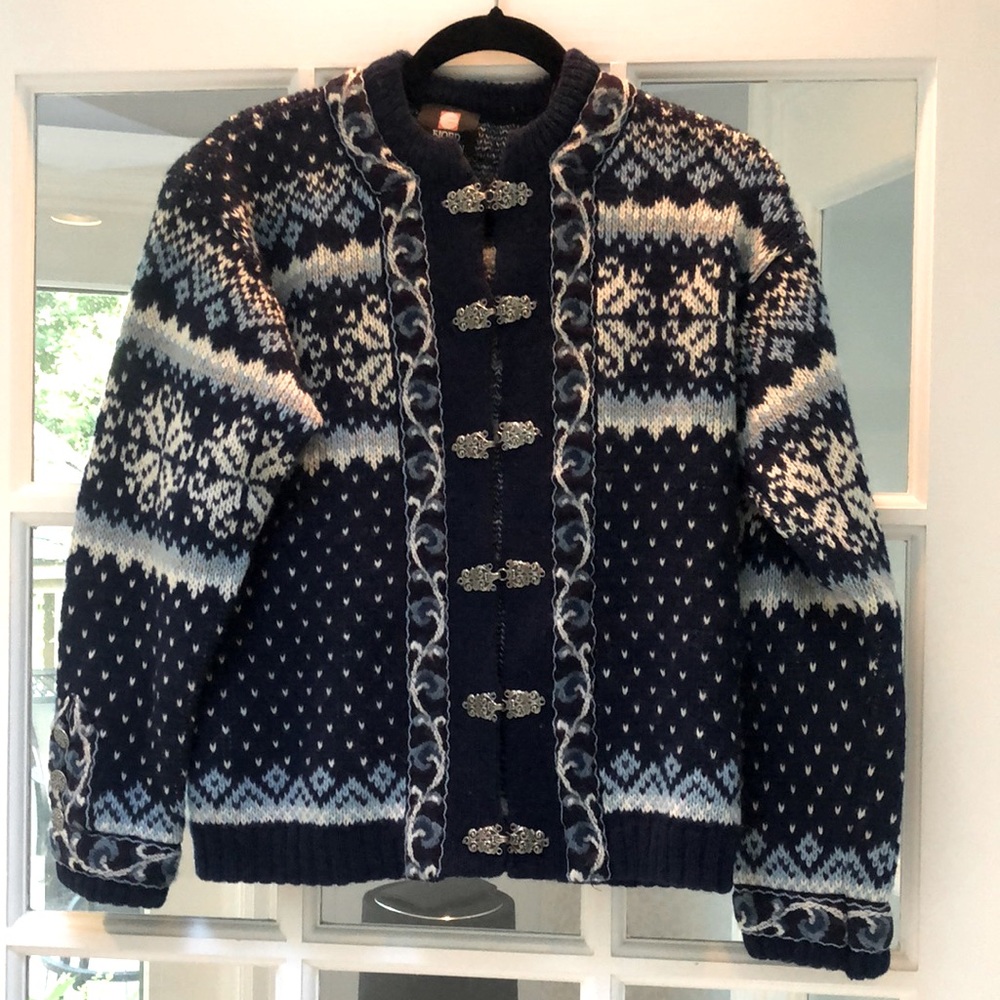 FJORD FASHION Vintage Wool Sweater - Sz 50